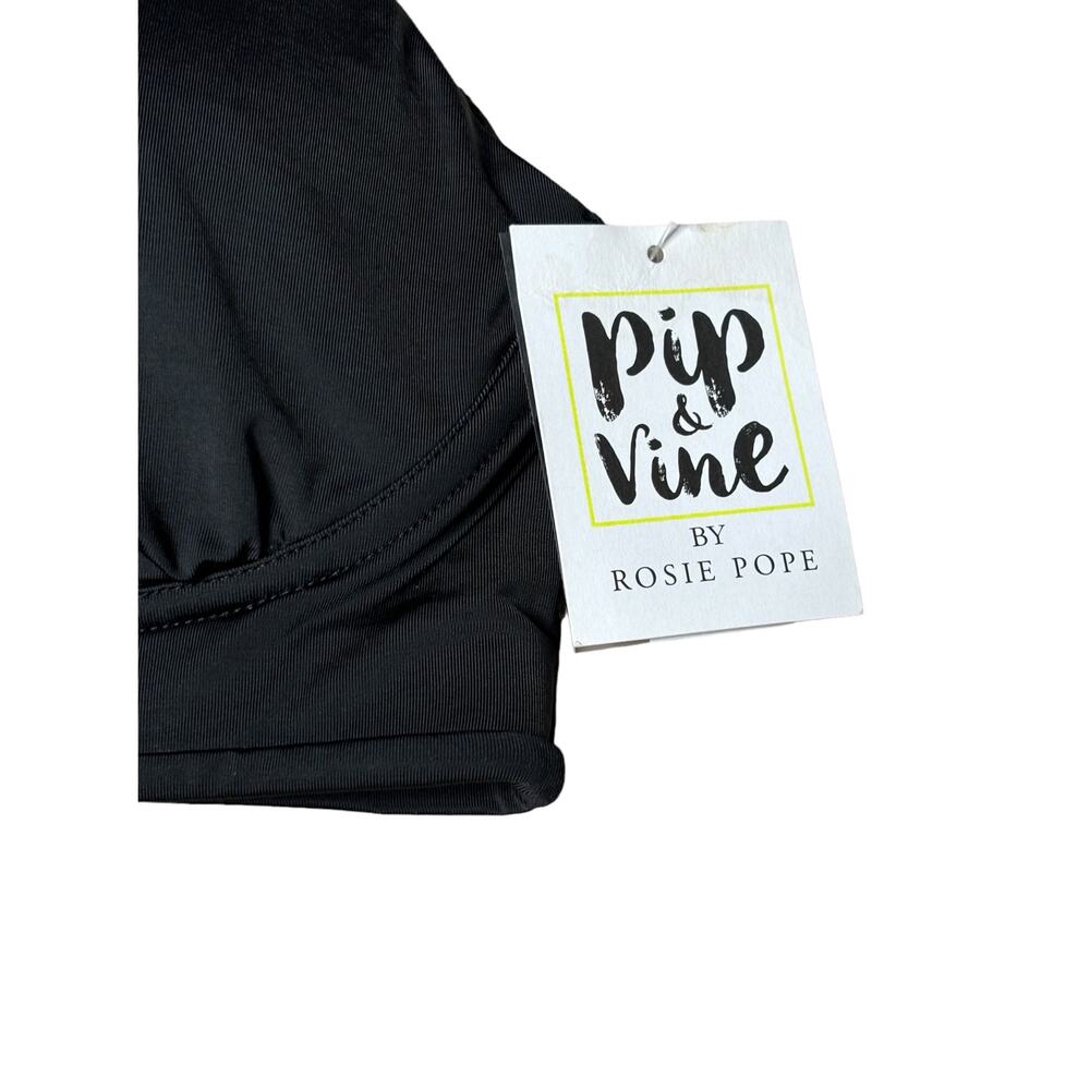 Pip & Vine By Rosie Pope Sleep Maternity Nursing Bra Black Sz S Removable Pads - Picture 4 of 6